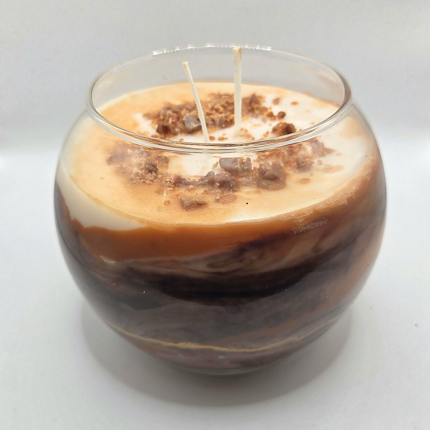 Golden Vein Agate Candle image 1