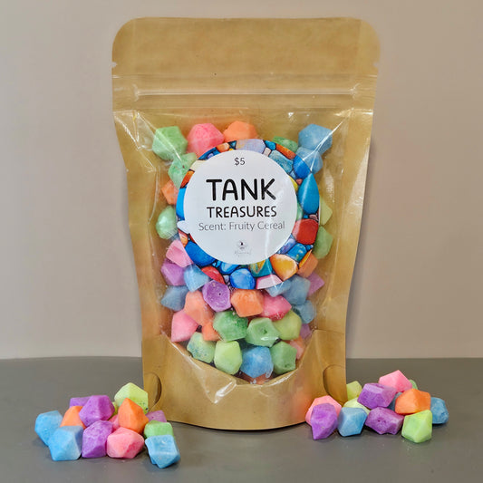 Fish tank pebbles wax melts - colorful aquarium stone inspired - fruity cereal scent soy wax