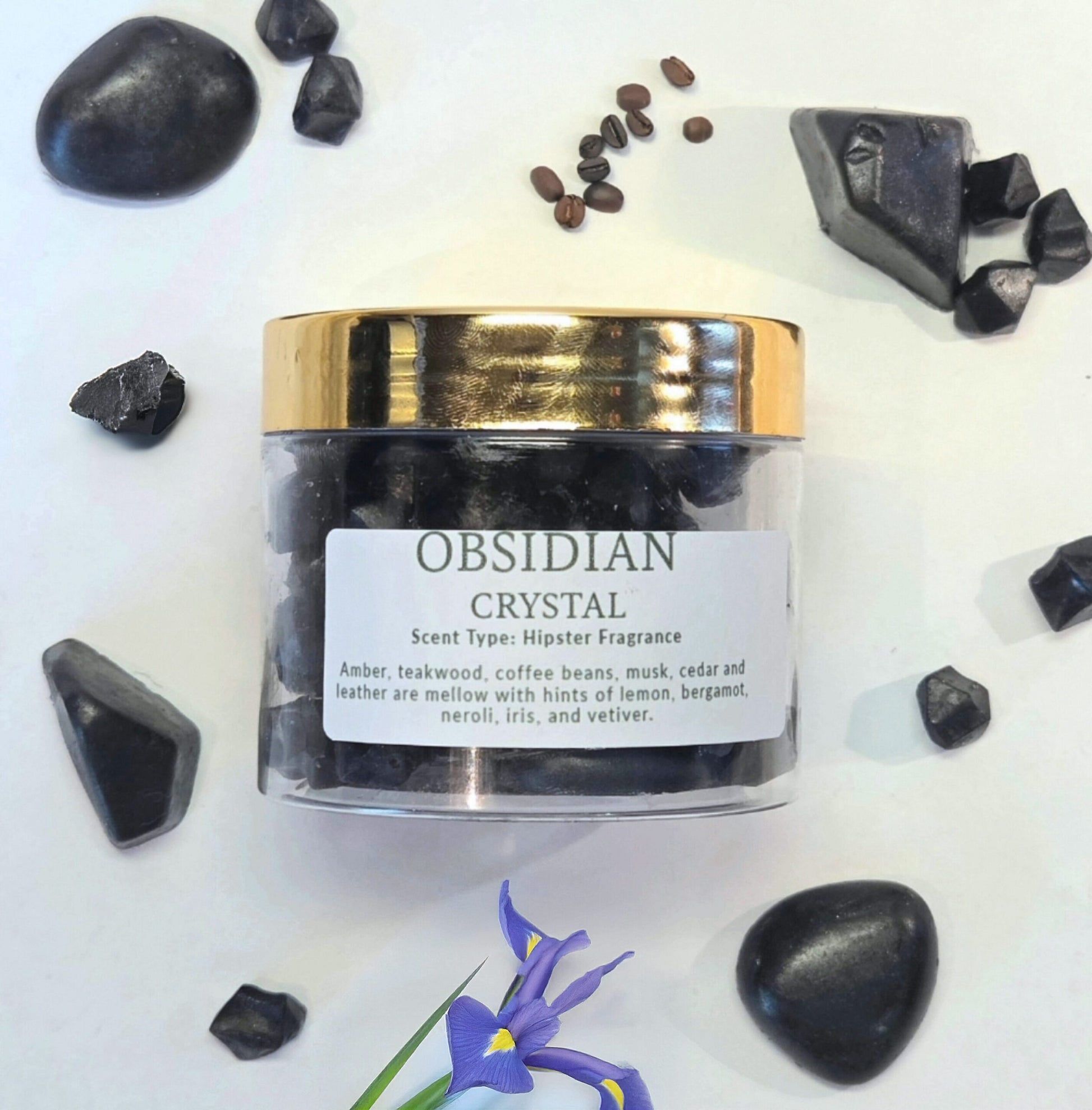 Obsidian Protection Shield Crystal Melt image 0