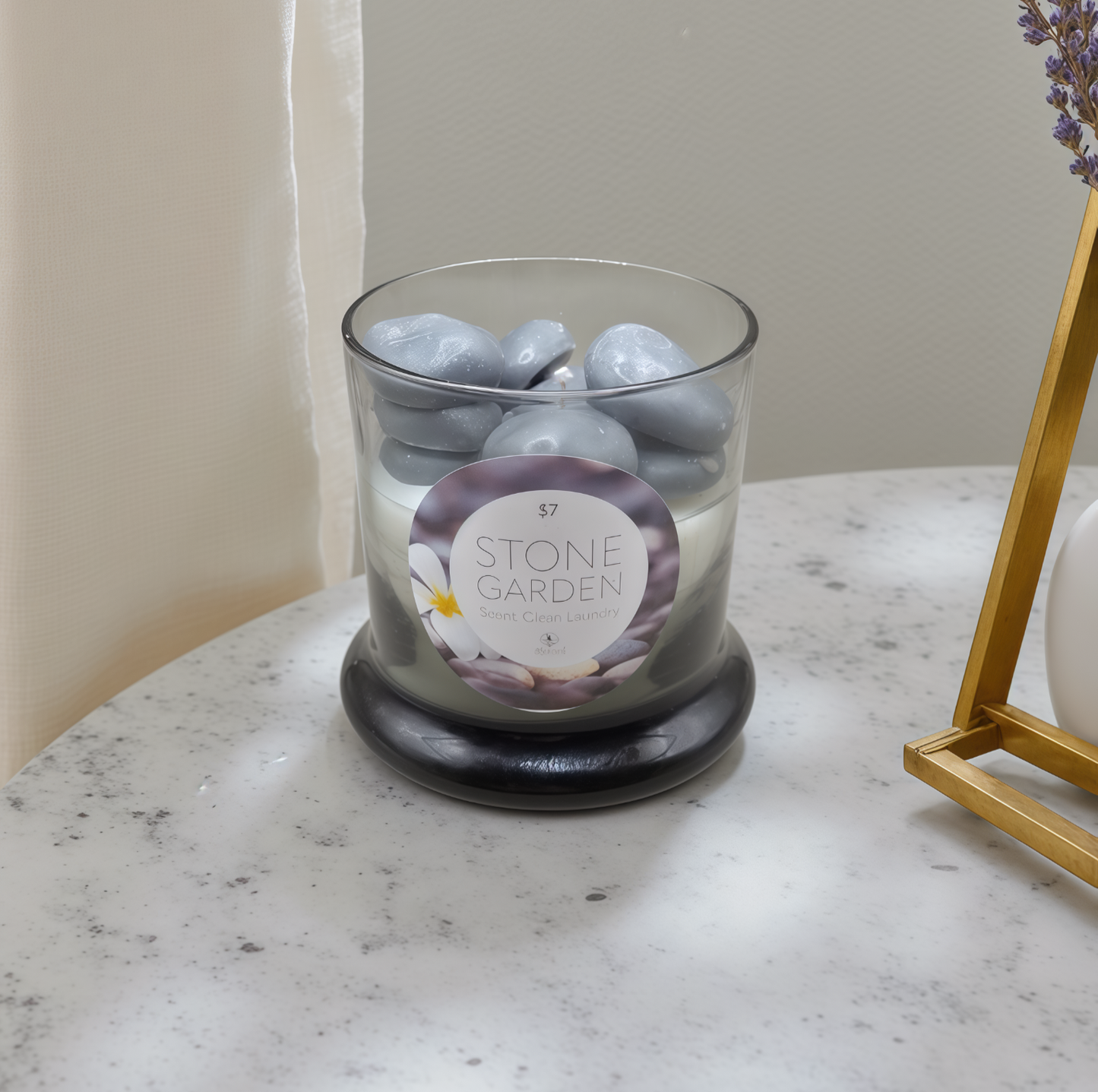 Stone Garden Candle
