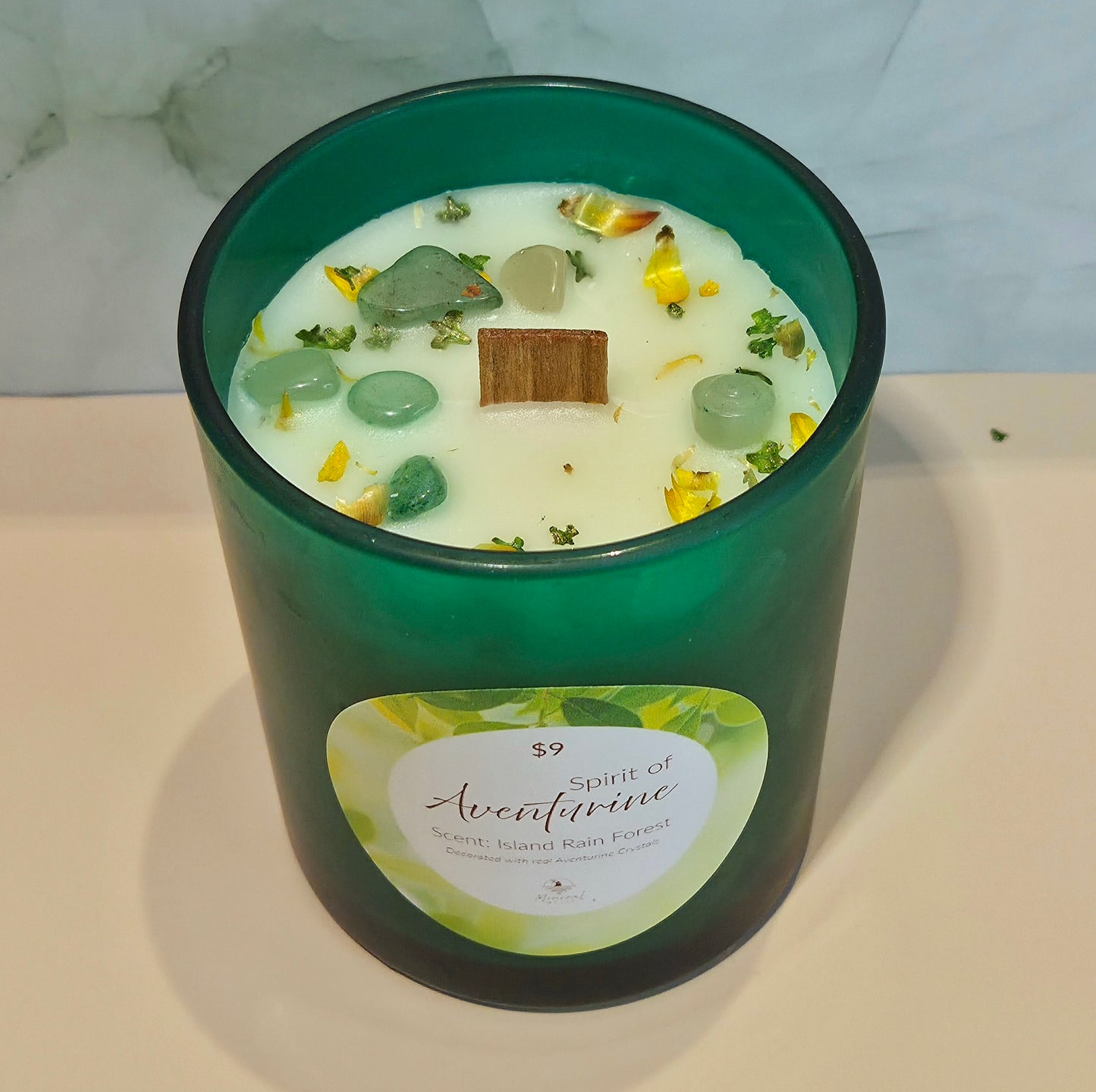 Spirit of Aventurine Candle