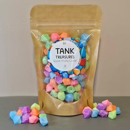 Fish tank pebbles wax melts - colorful aquarium stone inspired - fruity cereal scent soy wax