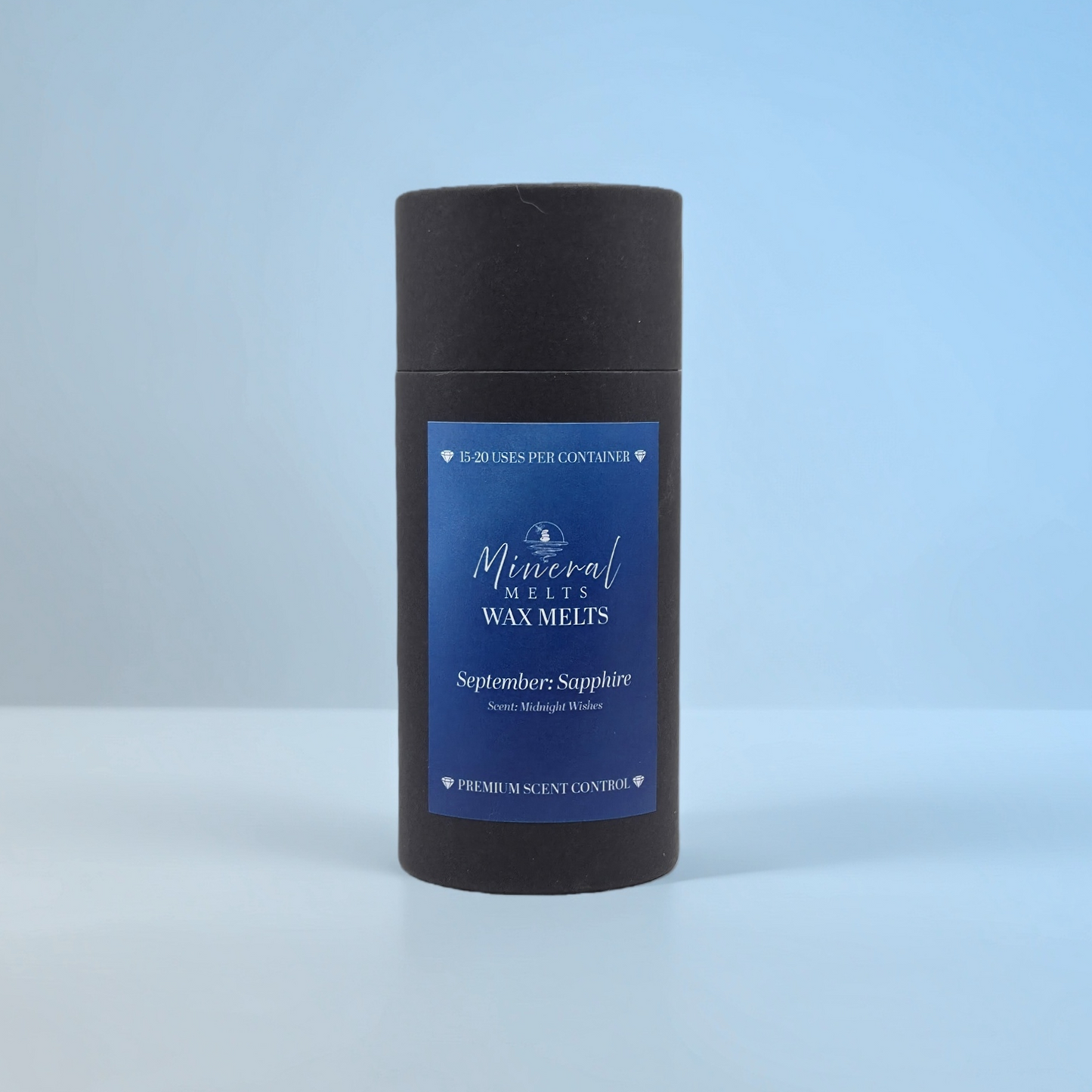 Sapphire crystal wax melts product - September birthstone - evening scent