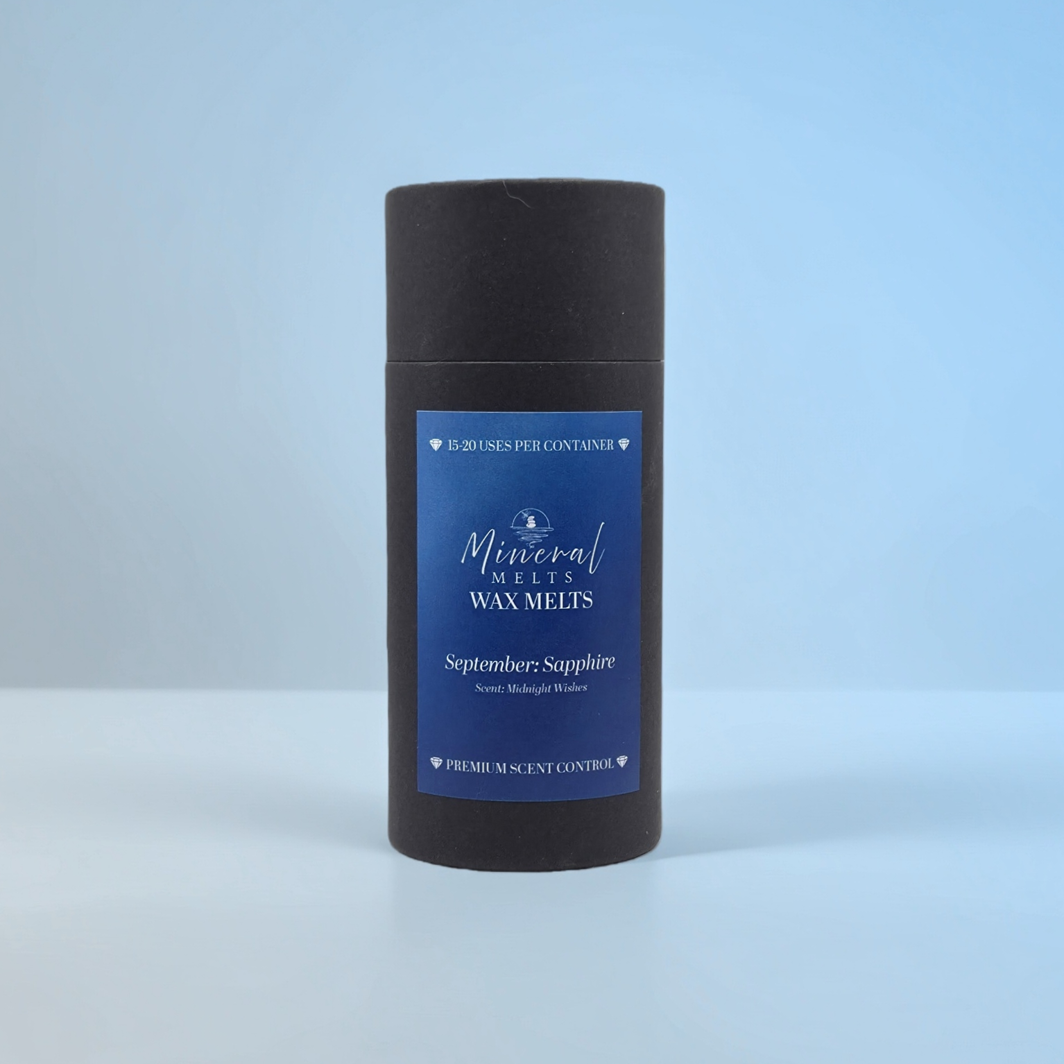 Sapphire crystal wax melts product - September birthstone - evening scent