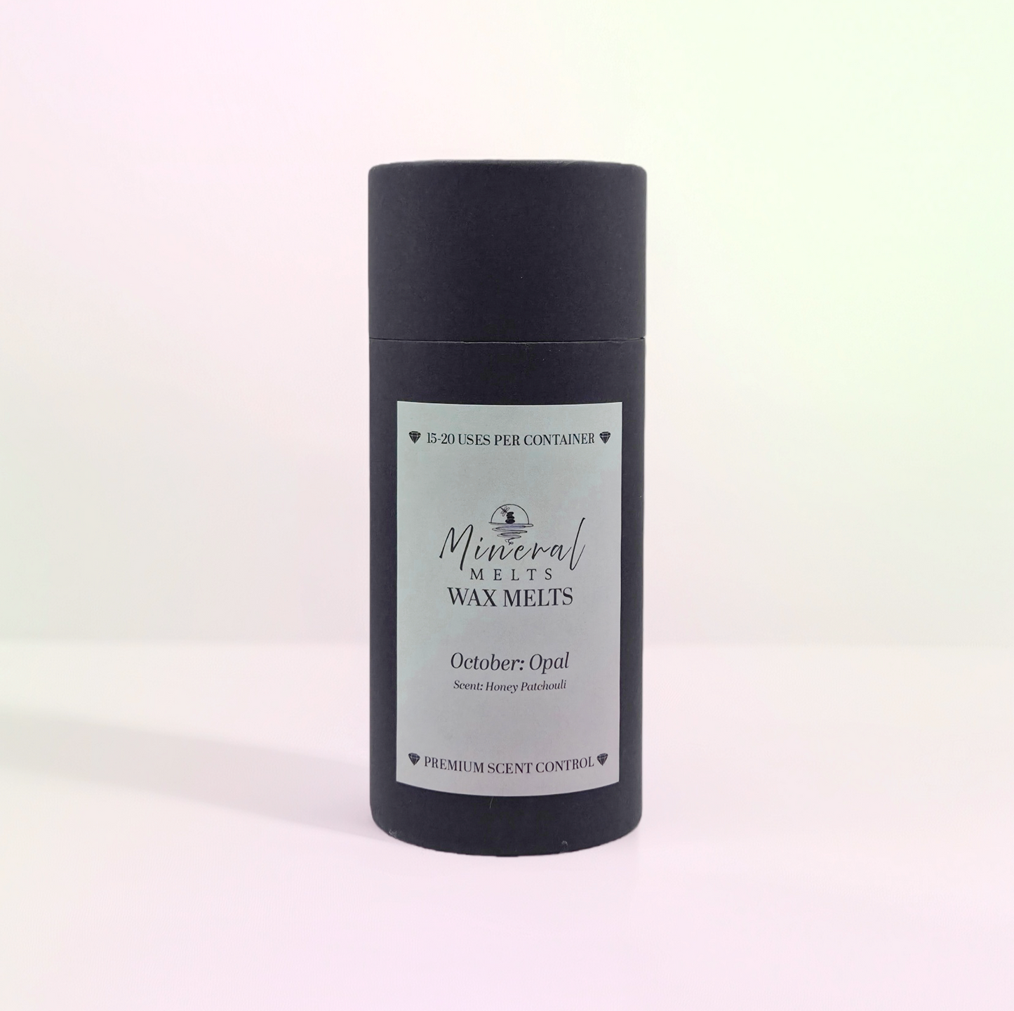 Opal white crystal wax melts product - October birthstone - honey patchouli scent