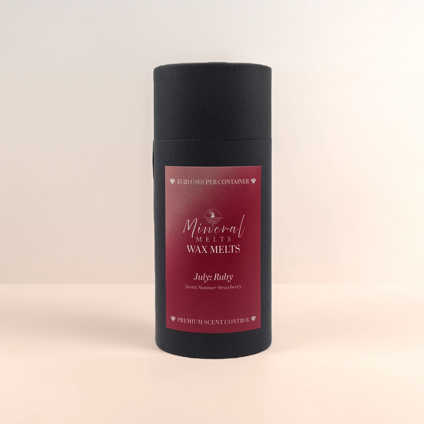 Ruby crystal wax melts product - July birthstone - sweet berry scent