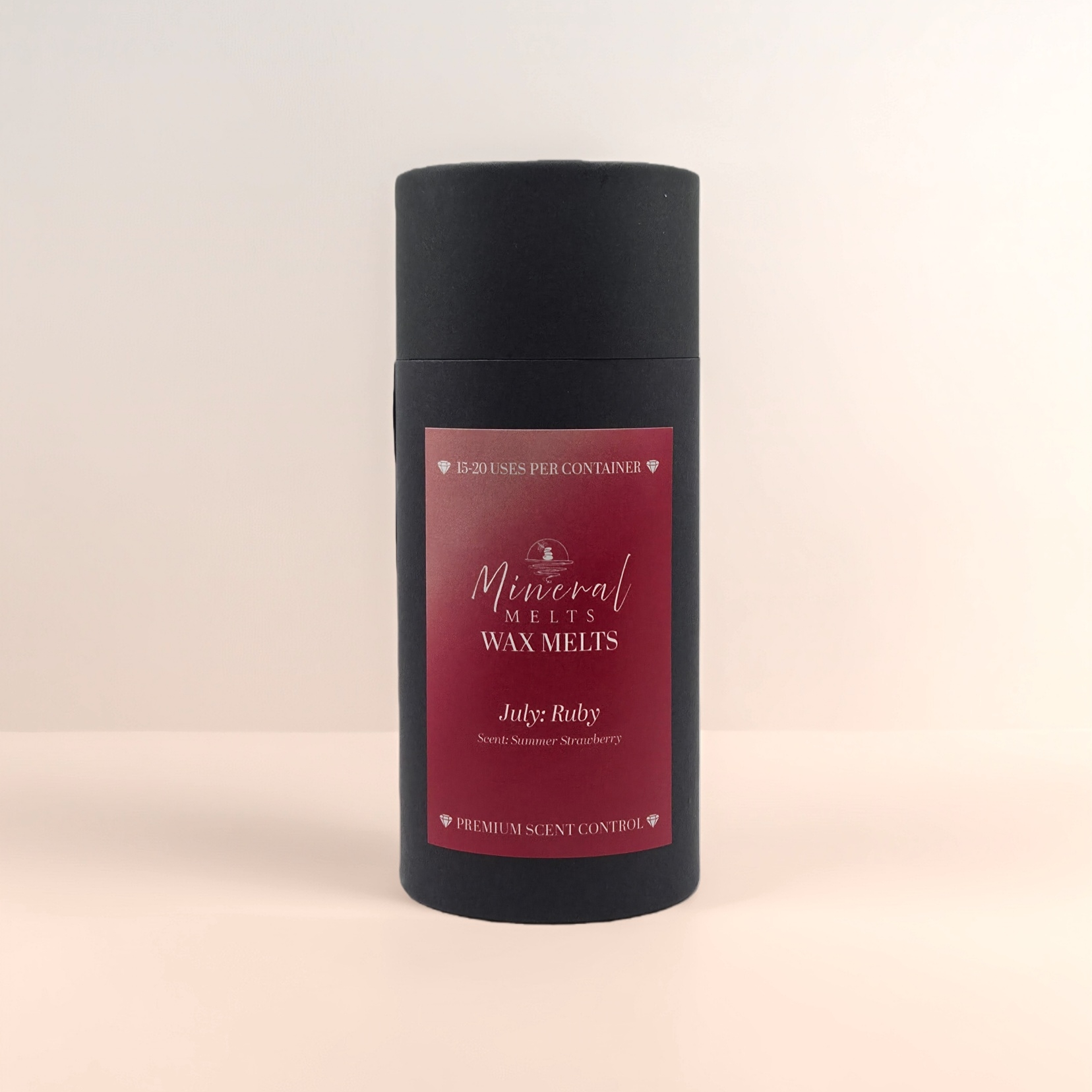 Ruby crystal wax melts product - July birthstone - sweet berry scent