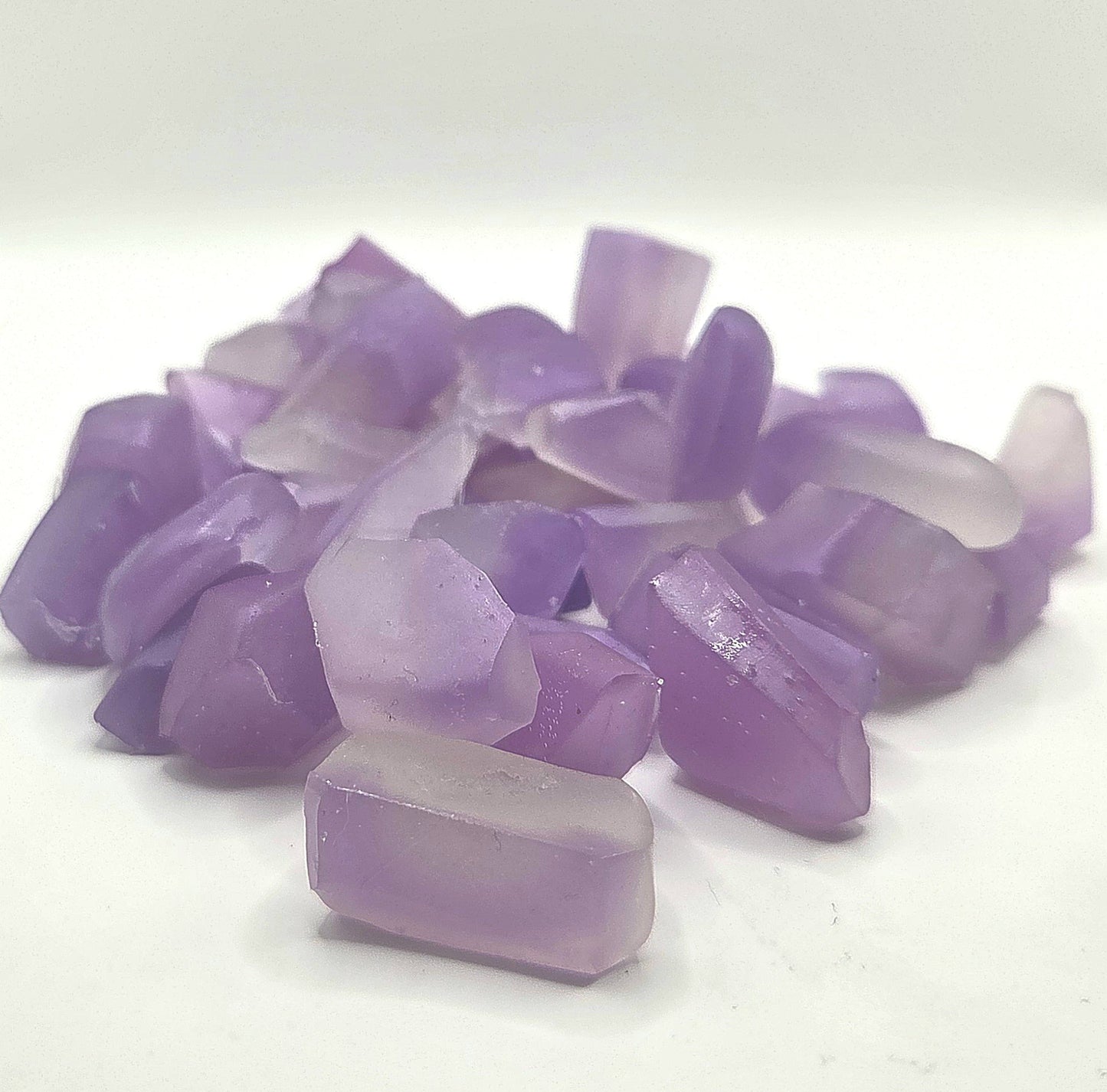 amethyst wax melts close up