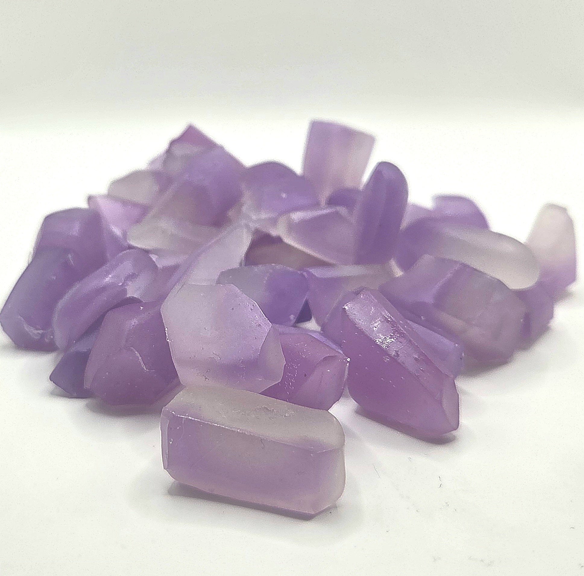 amethyst wax melts close up